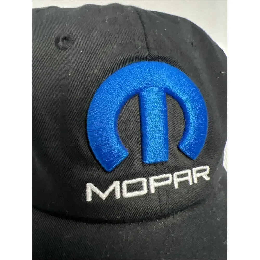 MOPAR LOGO Officially Licensed Black Adjustable Hat
